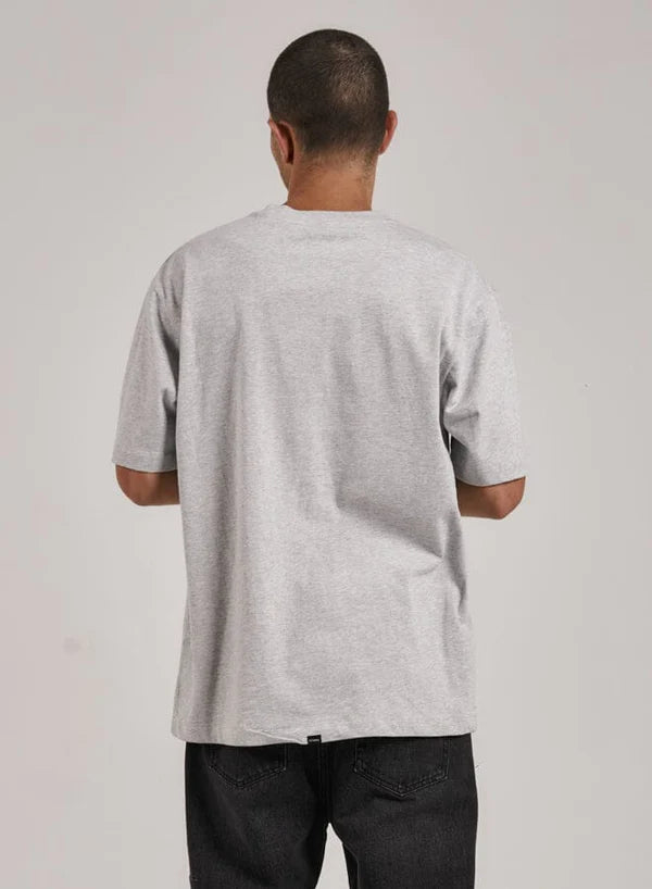 Thrills Coat Of Thrills Oversize Fit Tee - Snow Marle