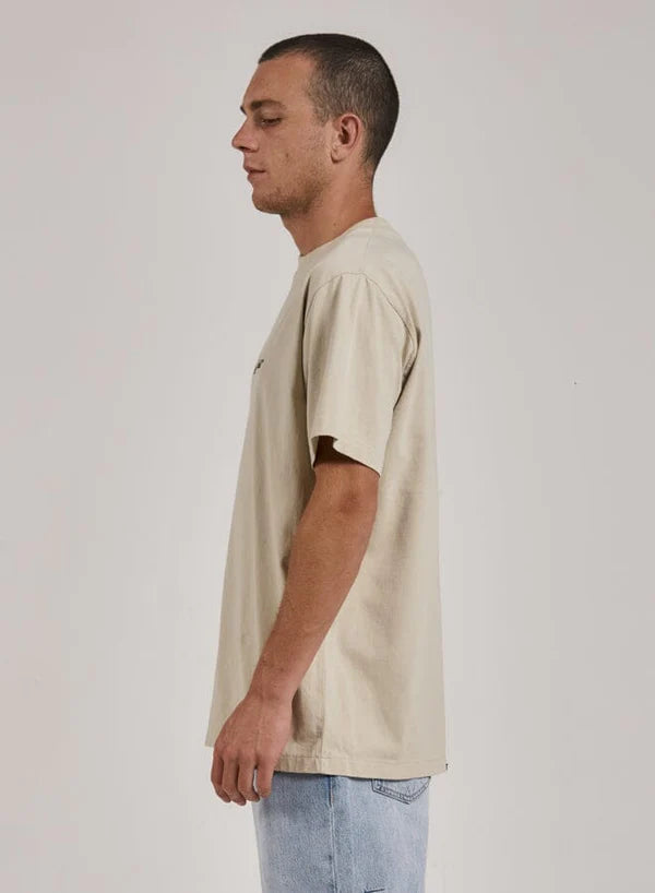 Thrills Hell Raised Merch Fit Tee - Oatmeal