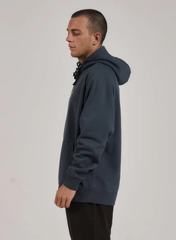 Thrills Wonderland Raglan Hood - Dark Slate