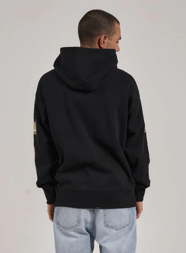 Thrills Acid Test Slouch Pull On Hood - Washed Black