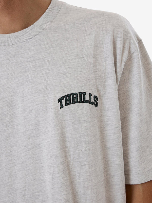 Thrills Believe Oversize Fit Tee - White Marle