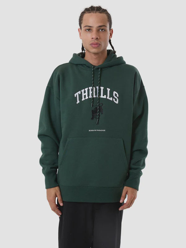 Thrills Hard Knocks Slouch Pull On Hood- Sycamore