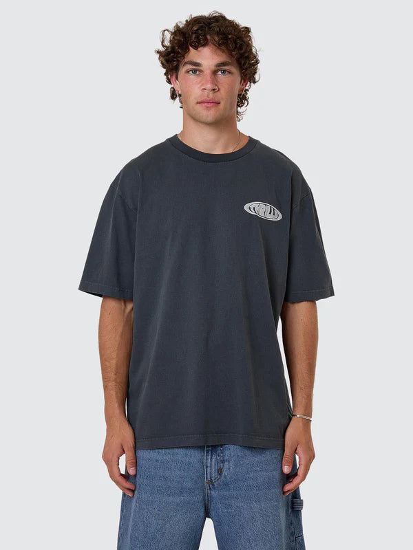 Thrills Shadowless Oversize Fit Tee - Ebony