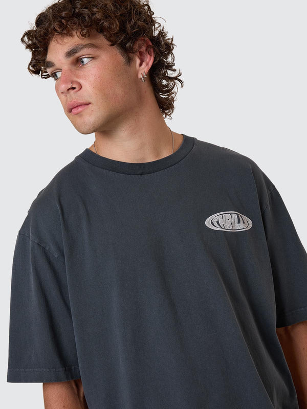 Thrills Shadowless Oversize Fit Tee - Ebony