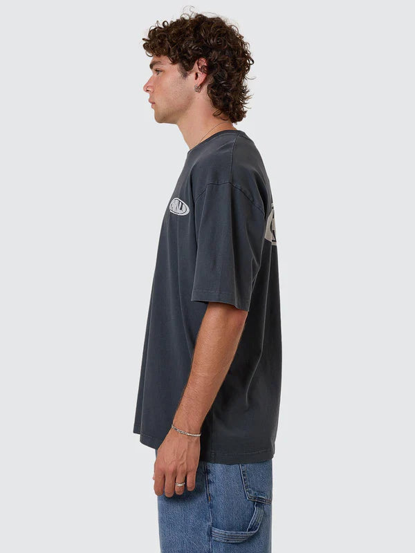 Thrills Shadowless Oversize Fit Tee - Ebony