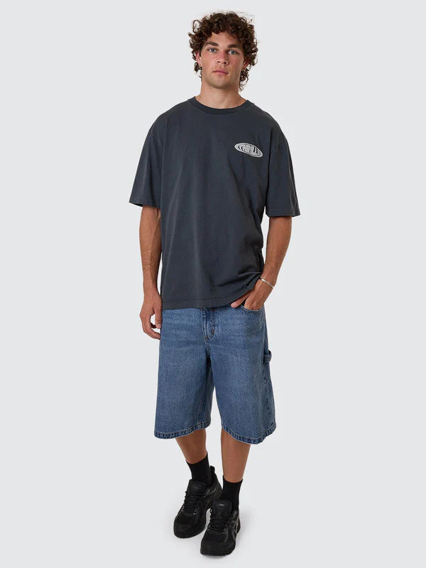 Thrills Shadowless Oversize Fit Tee - Ebony