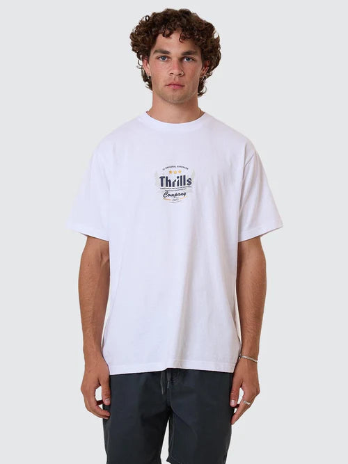 Thrills OG Strength Merch Fit Tee - White