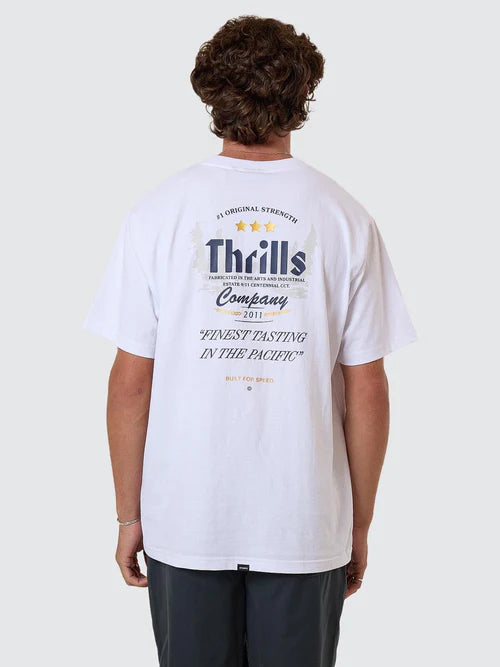Thrills OG Strength Merch Fit Tee - White