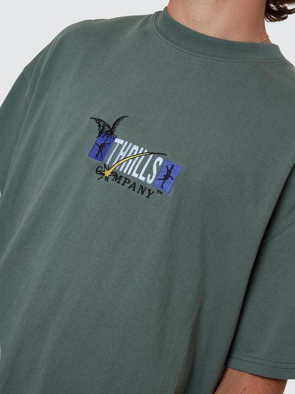 Thrills Serenity Affinity Box Fit Oversize Tee - Sea Pine
