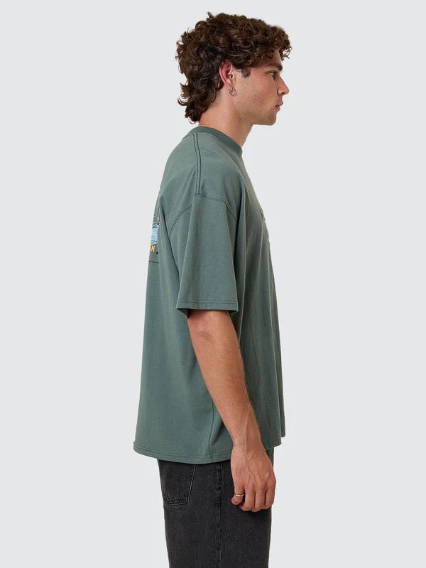 Thrills Serenity Affinity Box Fit Oversize Tee - Sea Pine