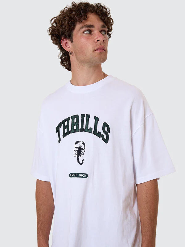 Thrills Los Stingers Box Fit Oversize Tee - White