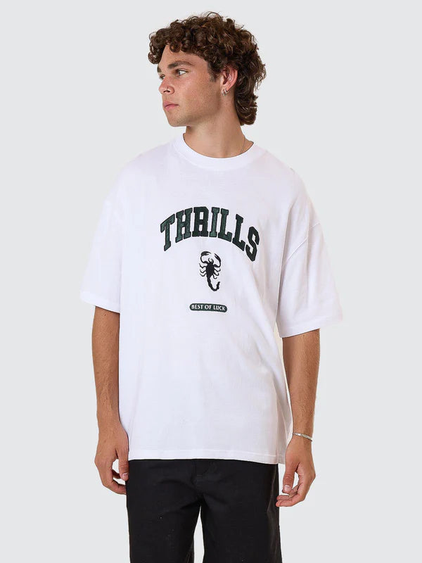Thrills Los Stingers Box Fit Oversize Tee - White