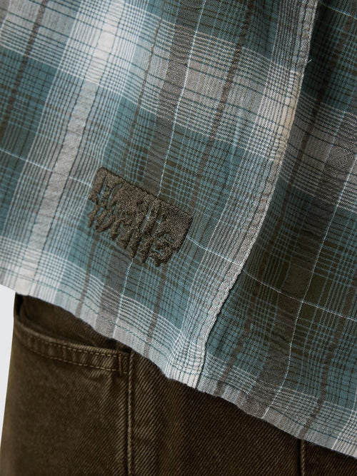 Thrills Cheap Thrills Check Short Sleeve Shirt - Tarmac