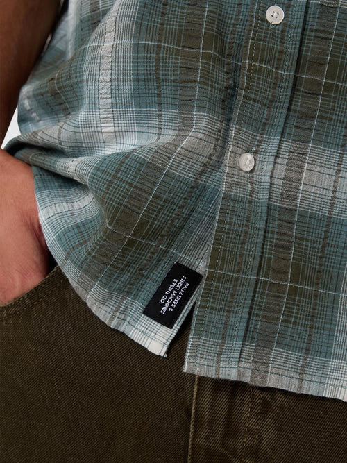 Thrills Cheap Thrills Check Short Sleeve Shirt - Tarmac