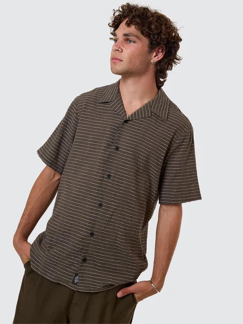 Thrills Unfiltered Bowling Shirt - Tarmac