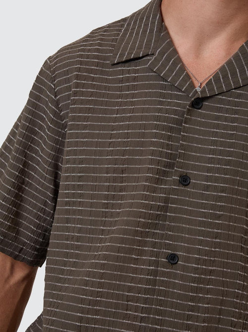 Thrills Unfiltered Bowling Shirt - Tarmac
