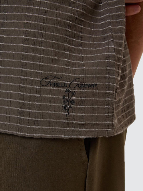 Thrills Unfiltered Bowling Shirt - Tarmac
