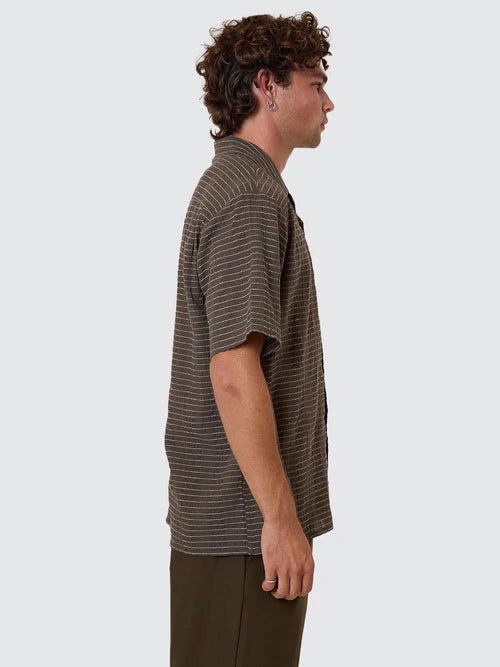 Thrills Unfiltered Bowling Shirt - Tarmac