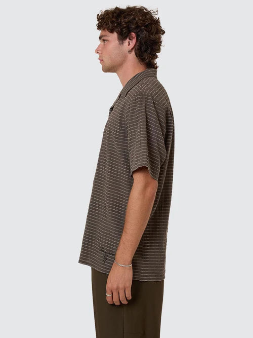 Thrills Unfiltered Bowling Shirt - Tarmac