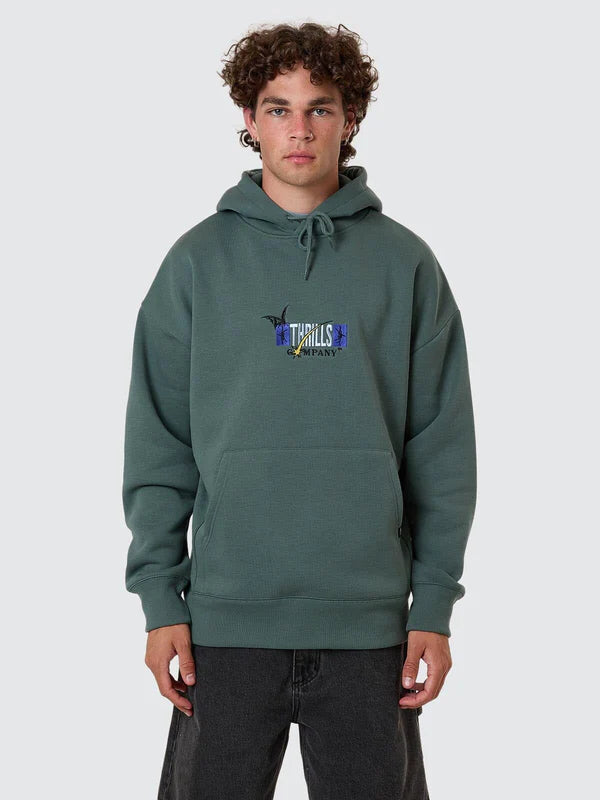 Thrills Serenity Affinity Slouch Pull On Hood - Sea Pine