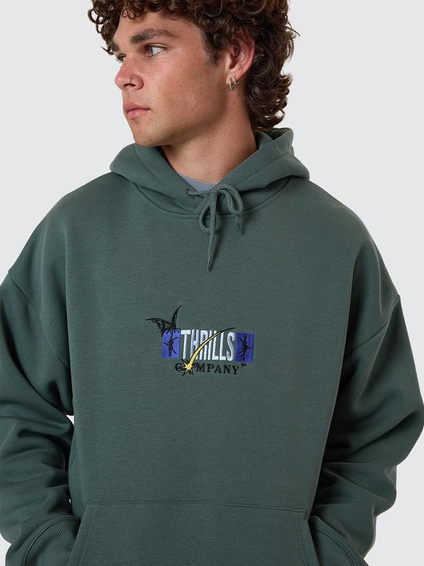 Thrills Serenity Affinity Slouch Pull On Hood - Sea Pine