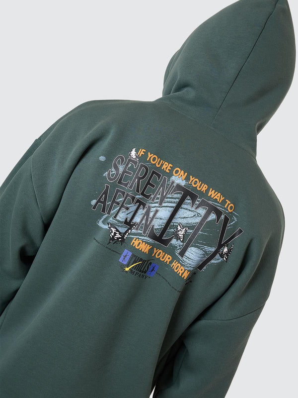 Thrills Serenity Affinity Slouch Pull On Hood - Sea Pine