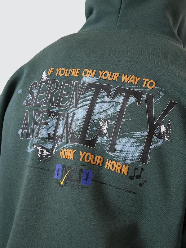 Thrills Serenity Affinity Slouch Pull On Hood - Sea Pine