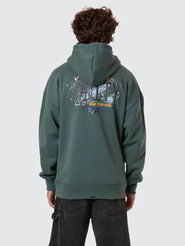 Thrills Serenity Affinity Slouch Pull On Hood - Sea Pine