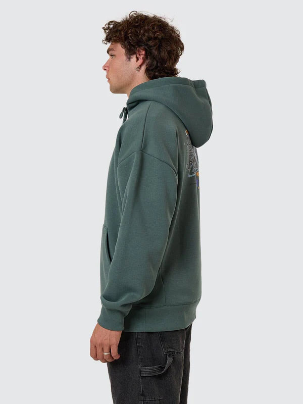 Thrills Serenity Affinity Slouch Pull On Hood - Sea Pine