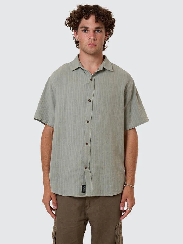 Thrills Unhinged Short Sleeve Shirt - Dirty Sage