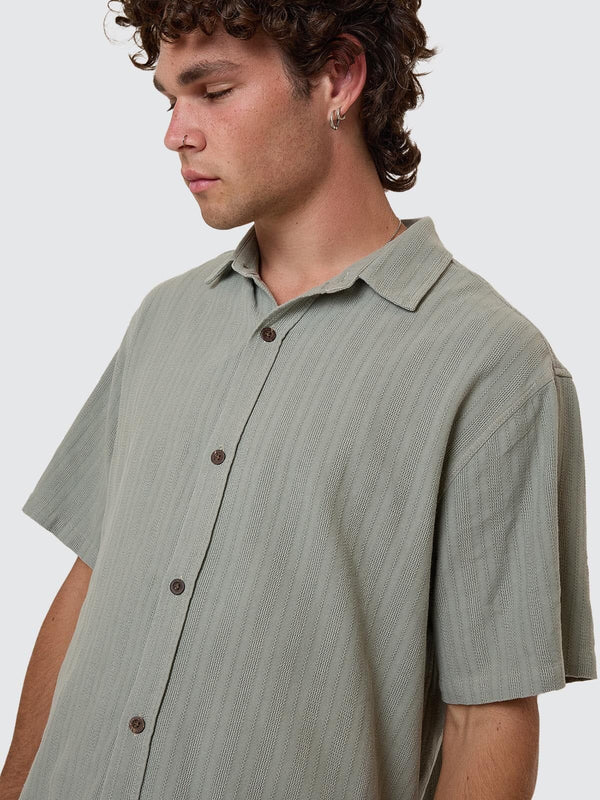 Thrills Unhinged Short Sleeve Shirt - Dirty Sage