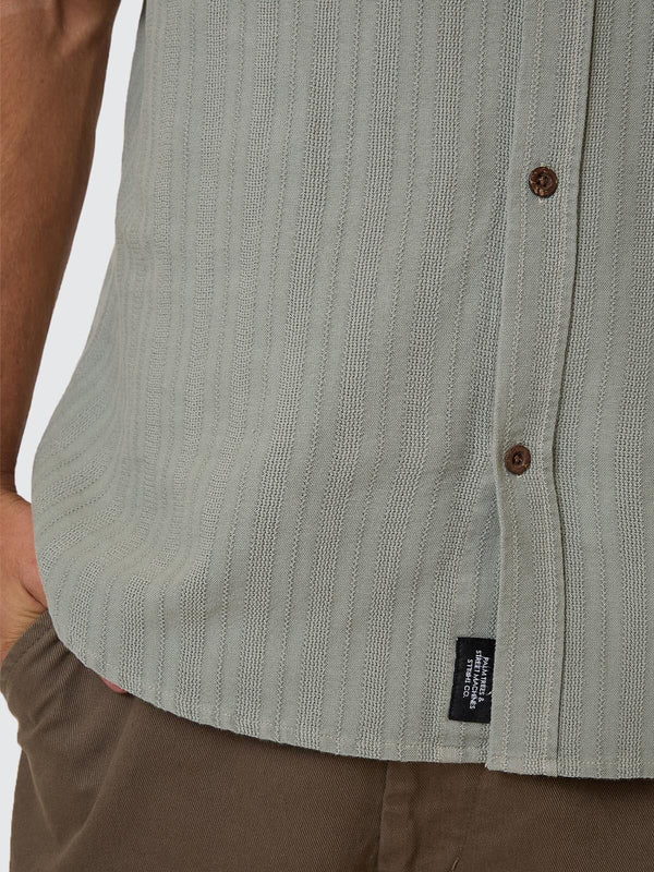 Thrills Unhinged Short Sleeve Shirt - Dirty Sage