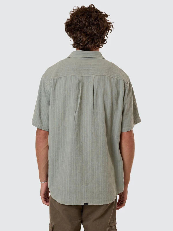 Thrills Unhinged Short Sleeve Shirt - Dirty Sage