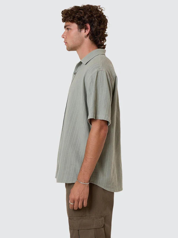 Thrills Unhinged Short Sleeve Shirt - Dirty Sage