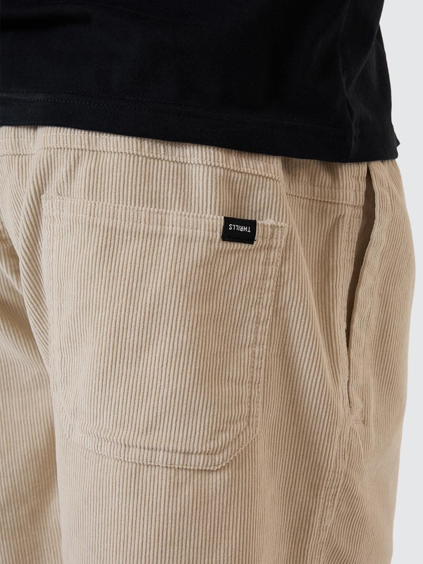 Thrills Paradise Cord Valley Short-Oatmeal