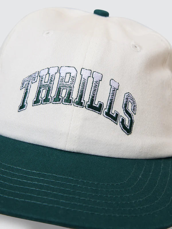 Thrills Los Stringers 6 Panel Cap - Natural - Botanical Garden