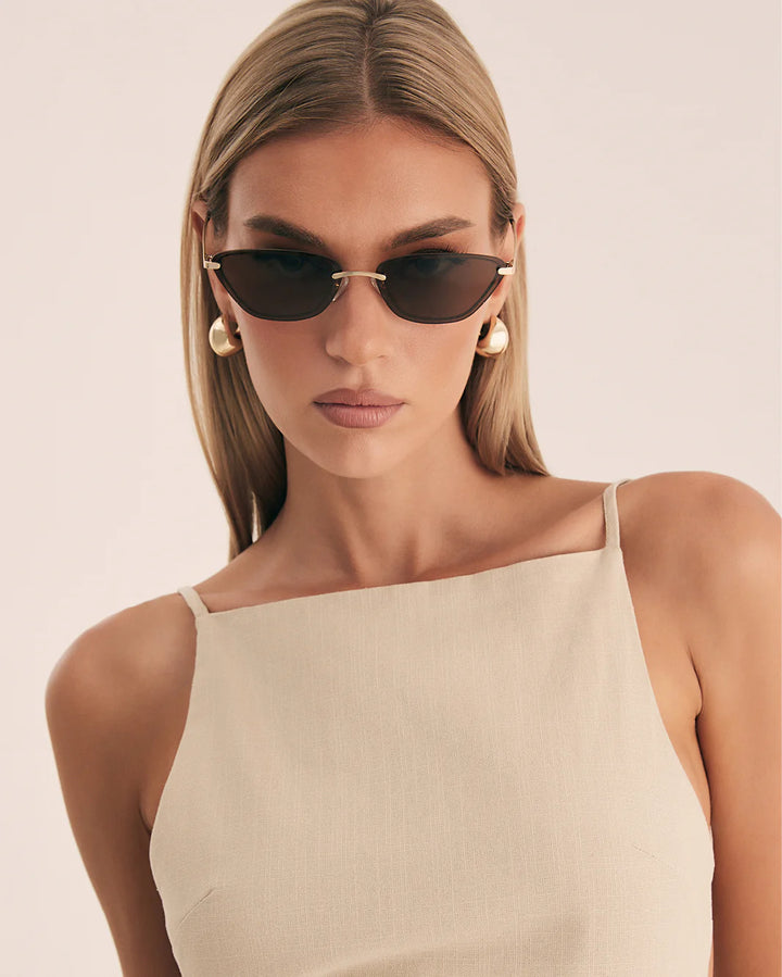 BANBÉ The Chandra Sunglasses- Light Gold Chocolate