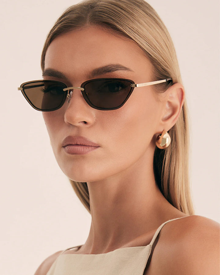 BANBÉ The Chandra Sunglasses- Light Gold Chocolate