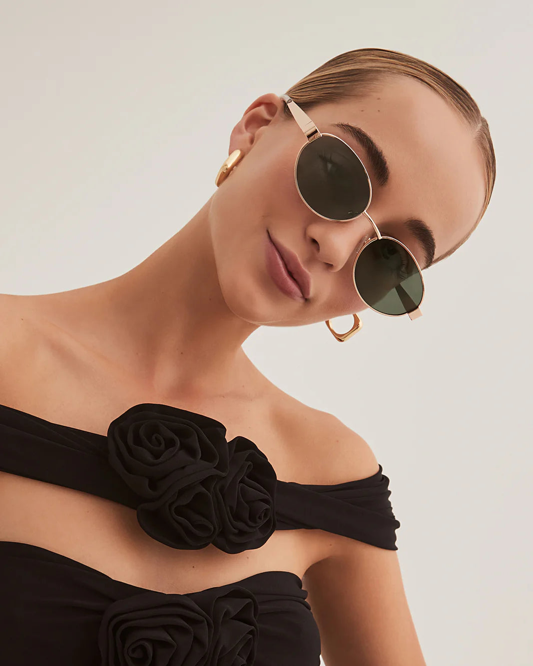 Banbé The Evangelista Sunglasses - Gold/Green