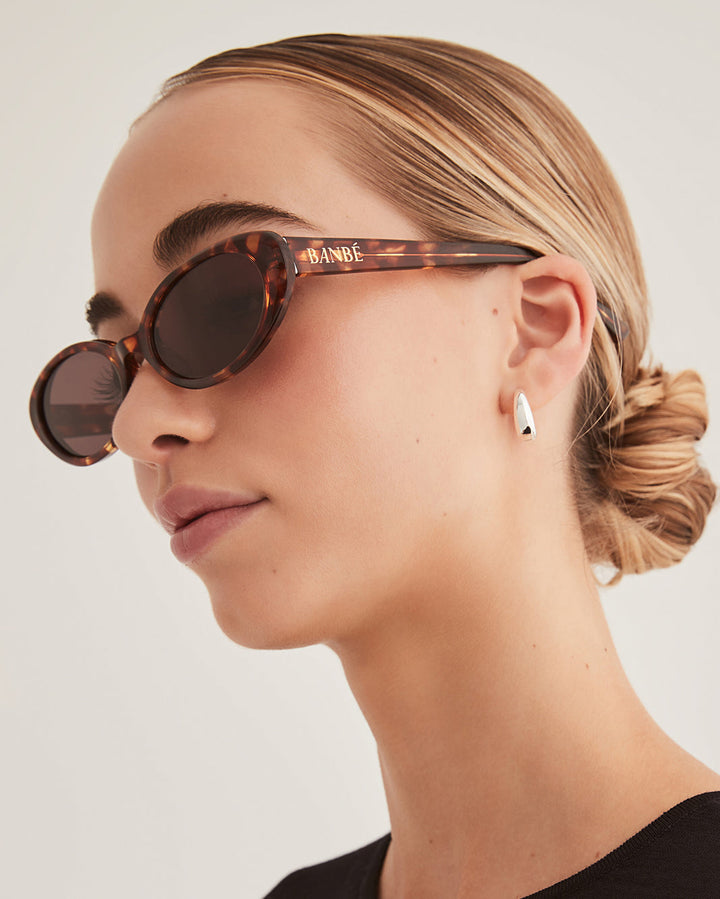 Banbé The Iris Sunglasses - Honeycomb Tort/Auburn