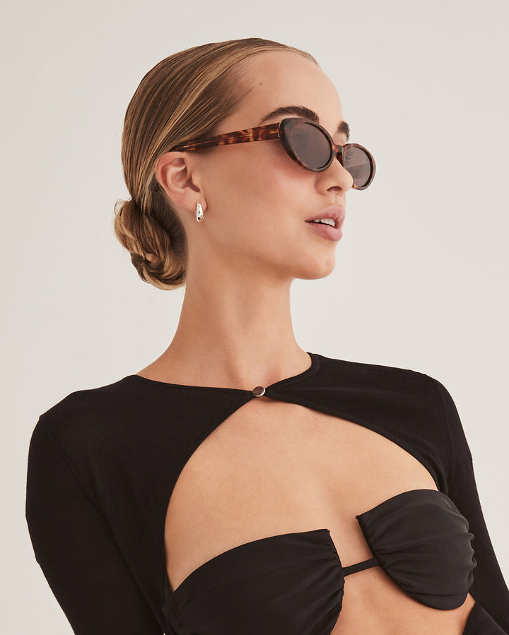 Banbé The Iris Sunglasses - Honeycomb Tort/Auburn