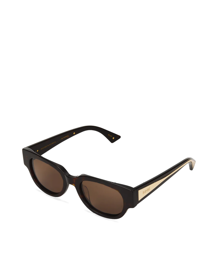 Banbé The Markle Polarised Sunglasses - Dark Havana Tort/Walnut