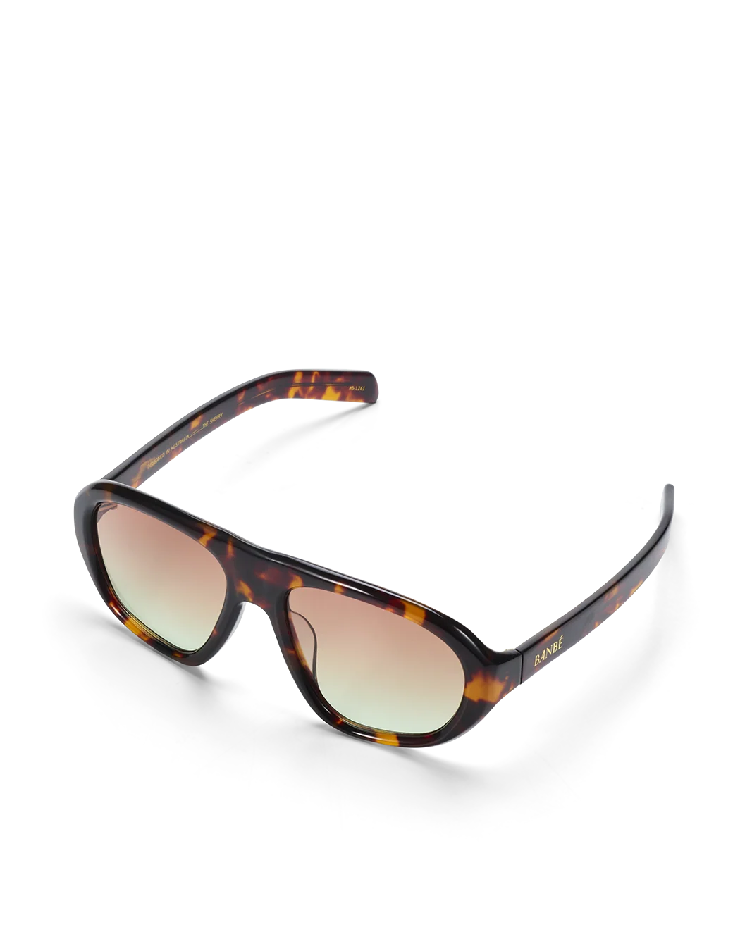 Banbe The Sherry Sunglasses - Havana Tort Amber Fade