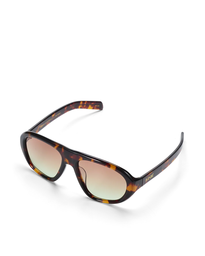Banbe The Sherry Sunglasses - Havana Tort Amber Fade