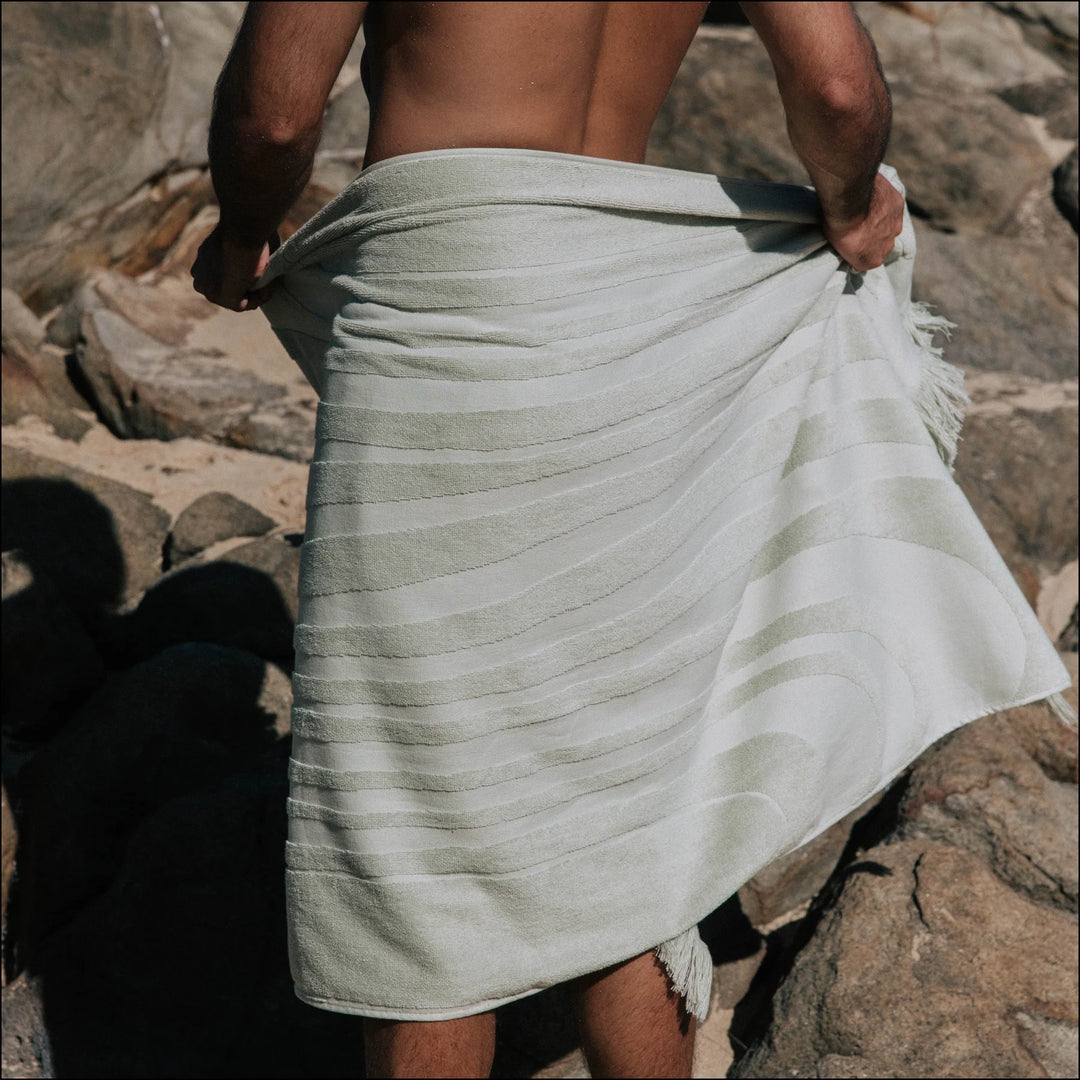 Layday Tide Towel - Seagrass