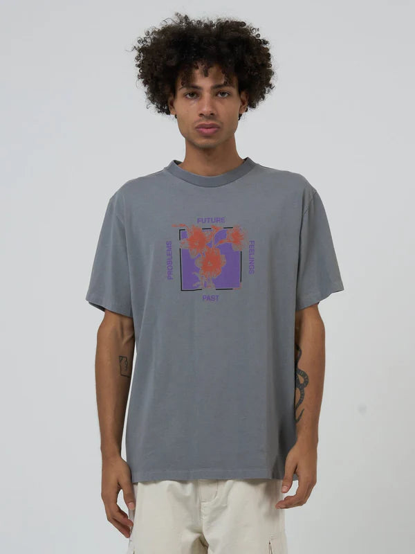 Thrills Future Problems Merch Fit Tee- Fog