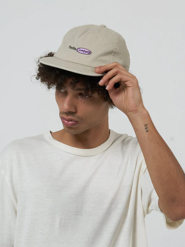 Thrills In Harmony 6 Panel Cap- Sandstone