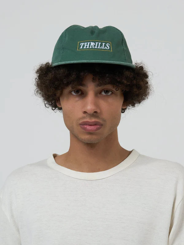 Thrills Lucky Strikes Twice 5 Panel Cap- Hunter Green