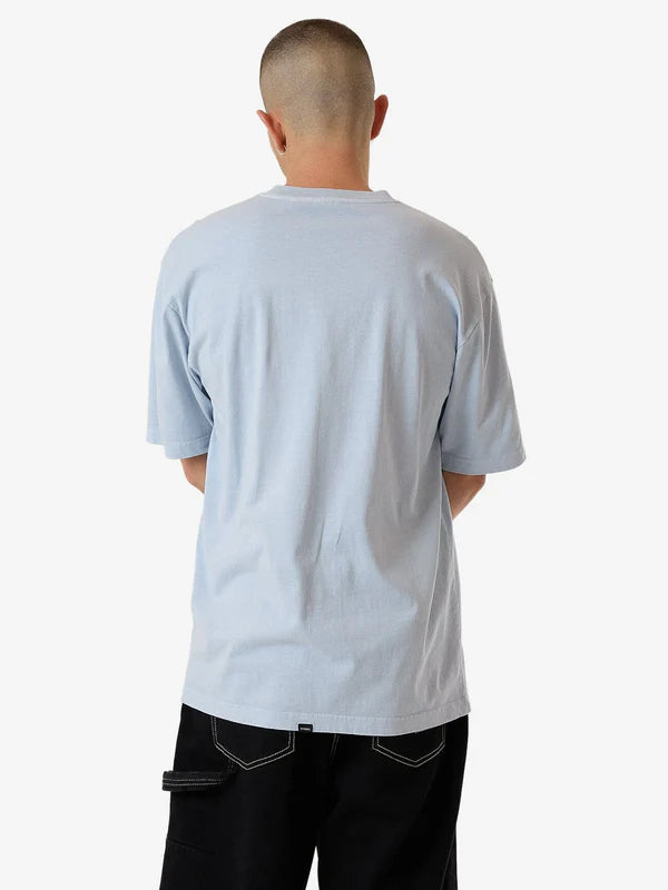 Thrills Gazed Oversize Fit Tee - Baby Blue