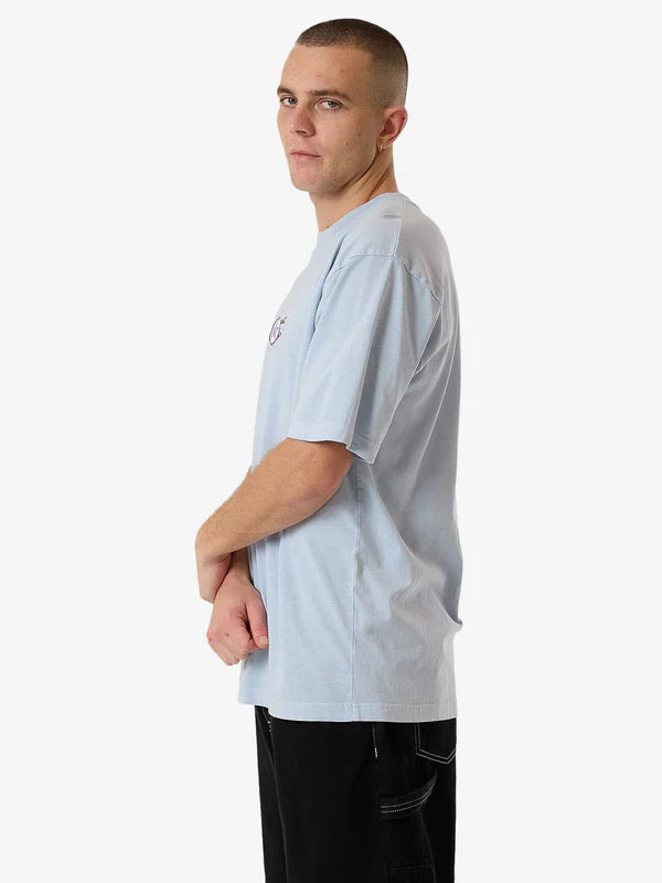 Thrills Gazed Oversize Fit Tee - Baby Blue